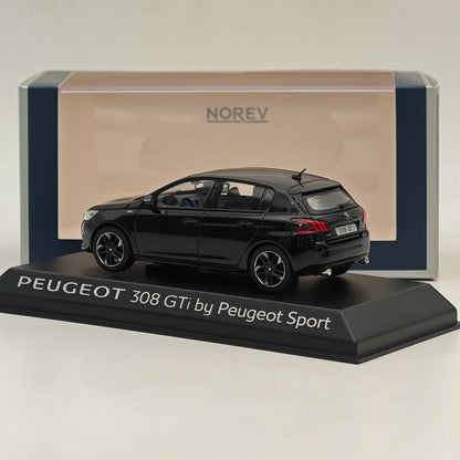 1/43 Norev Peugeot 308 GTi SPORT VERSIO noir moulé sous pression modèle de voitures Collection 