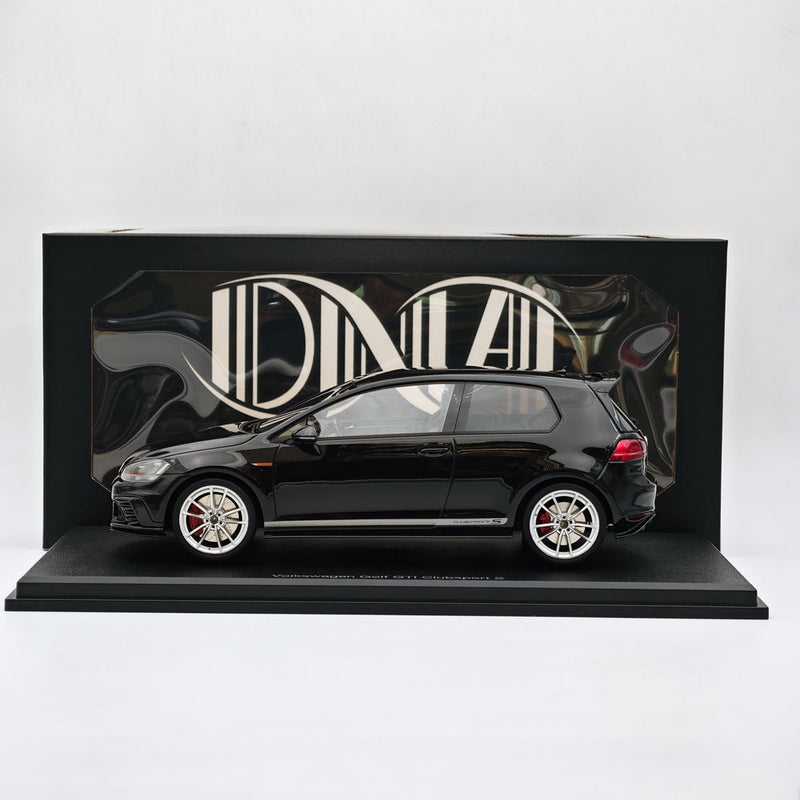 1/18 DNA Collectibles Volkswagen Golf GTI VII Clubsport s 2017 Black Resin Car