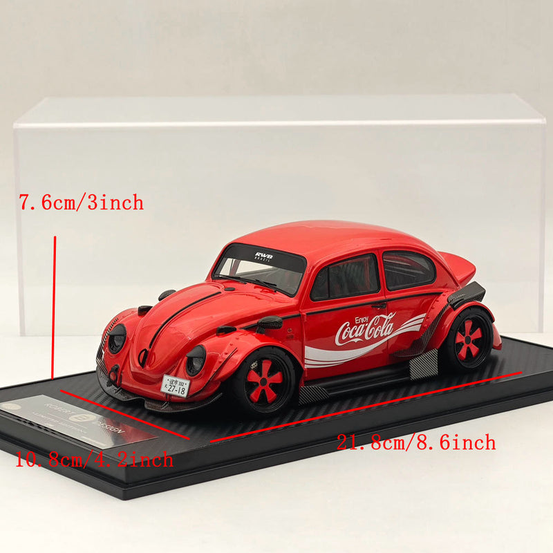 RAM Collectibles 1/18 RWB Volkswagen VW Beetle COCA-COLA WIDE BODY Red RM0029 Resin Model Car Limited Collection