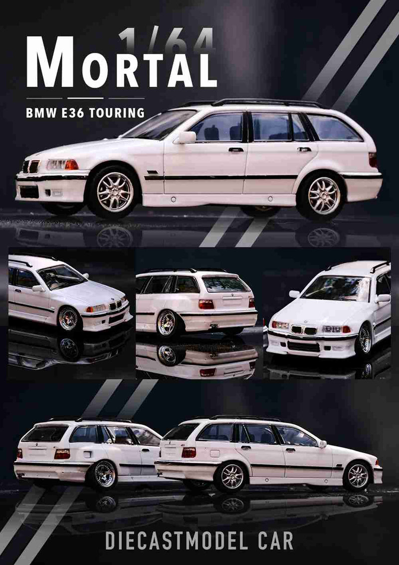 Mortal 1:64 BMW E36 3-Series Four Door Dtation Wagon Diecast Toys Car Models Hobby Collection Gifts Limited Edition