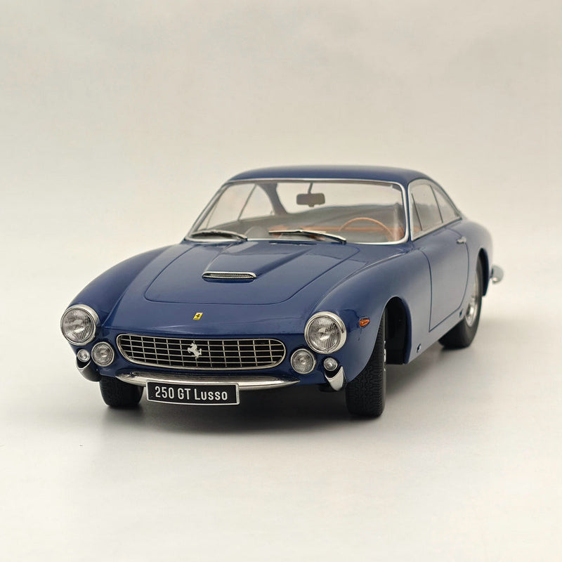 KK-Scale 1:18 Ferrari 250 GT Lusso 1962 Diecast Models Car Collection Blue