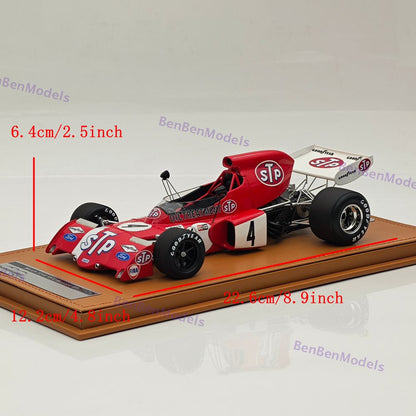 Tecnomodel 1/18 March 721X 1972 Monaco GP Niki Lauda #4 TM18-288D Resin Model
