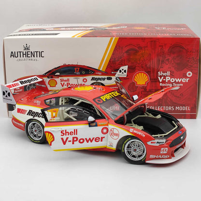 1/18 Authentic Shell V-Power Racing Team #17 Ford GT Mustang 2019 McLaughlin's Diecast Models Car Limited Collection Toys Gift