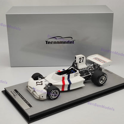 1/18 Tecnomodel March Ford 731 1973 USA GP #27 James Hunt TM18-289D Resin Model