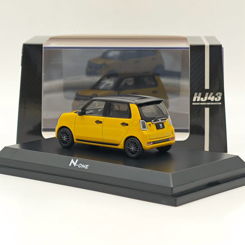 Hobby Japan 1/43 Honda N-ONE RS Premium Yellow Pearl ll HJ432001Y Diecast Model Car Limited Collection