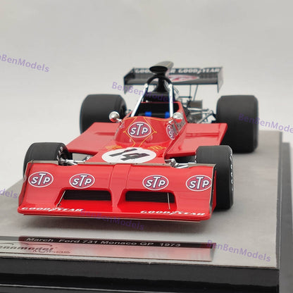 1/18 Tecnomodel March Ford 731 1973 Monaco GP #14 Jean-Pierre Jarier TM18-289A