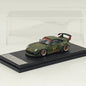 1:64 SW 993 911 #98 #91 Matte Pink / Green Diecast Model Car Limited Edition