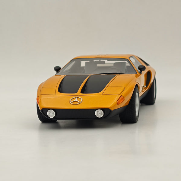 BOS 1:18 1970 Mercedes-Benz C111-2 Orange BOS168 Resin Models Car Collection