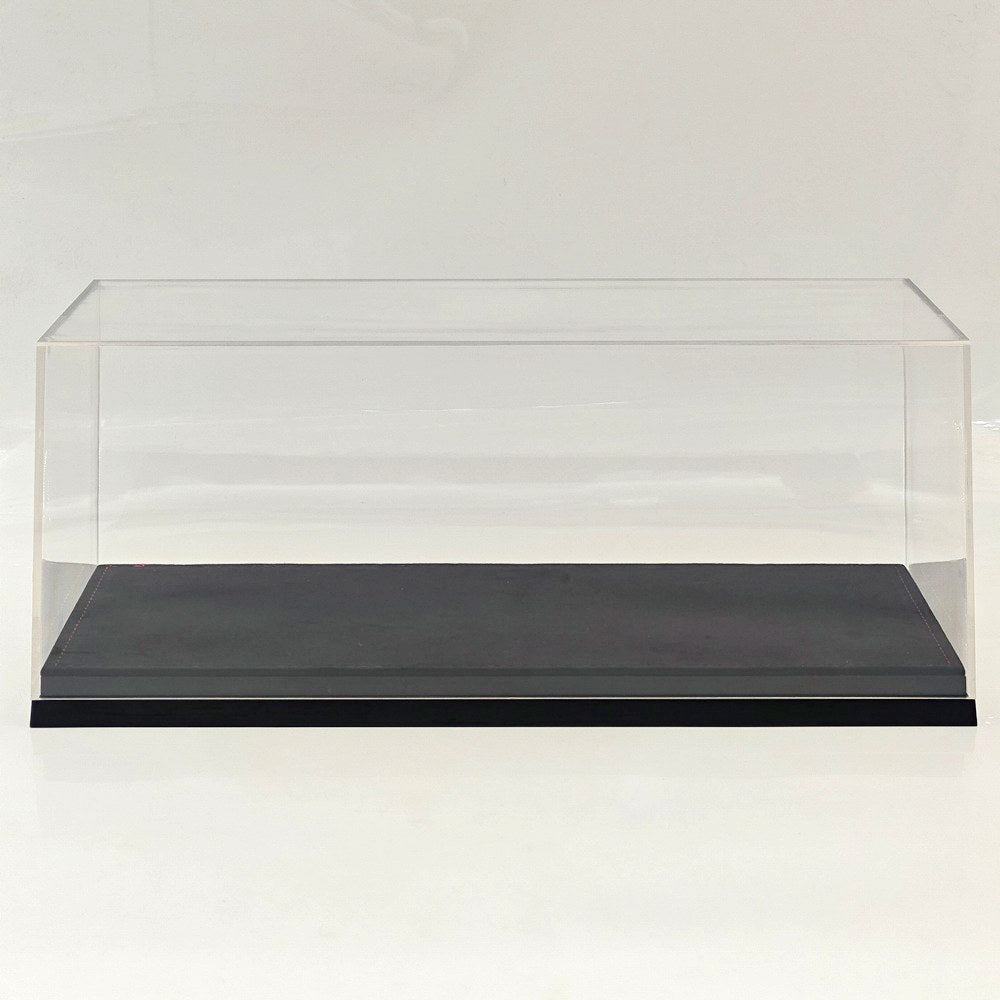 1:18 Dustproof Acrylic Display Case Flocked Base For Diecast Car Collectibles Storage