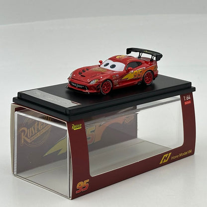 Hone Model 1/64 Viper MK3 ACR Magnetic Hood Racing Sports Diecast Model Car