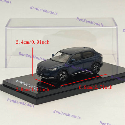 1/64 Hobby Japan VEZEL e: HEV Z Midnight Blue Beam Metallic Diecast HJ641071ABL