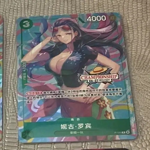 Chinese-Nico Robin P-111 One Piece City Championship 26-27 Season