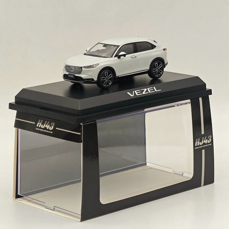 Hobby Japan 1/43 Honda VEZEL e:HEV Z Premium Sunlight White (P) HJ432002SW Diecast Model Car Limited Collection