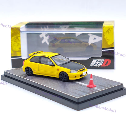 Hobby Japan 1/64 Civic TYPE R (EK9) Project D Diorama Set HJ642016DA Diecast