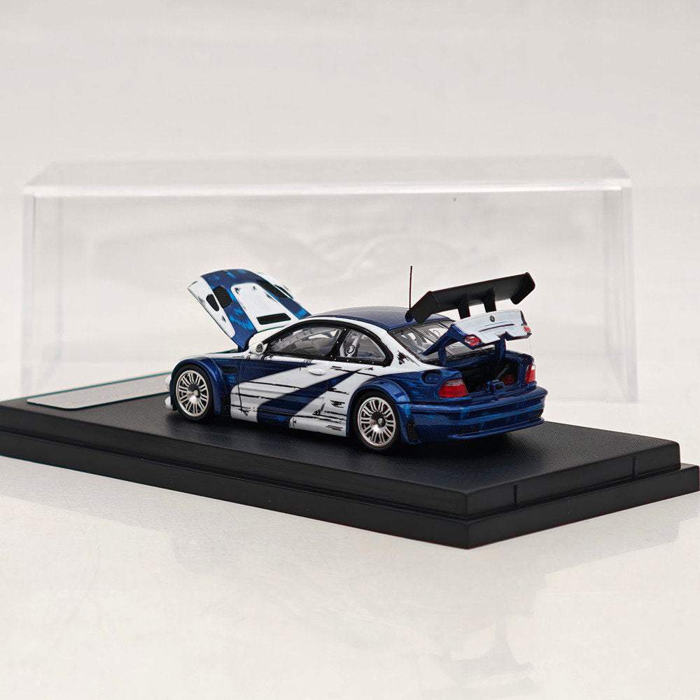 Ghost Player 1:64 E46 M3 GTR NFS Openable Hood & Trunk Diecast Model Car Limited Collection