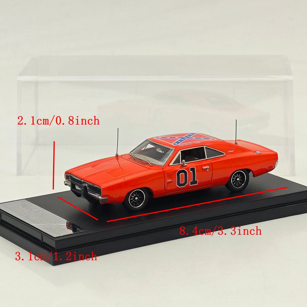 Mini Forge 1:64 1969 Charger RT style General Lee / with 1600 HP Twin-Turbo LS Diecast Motor