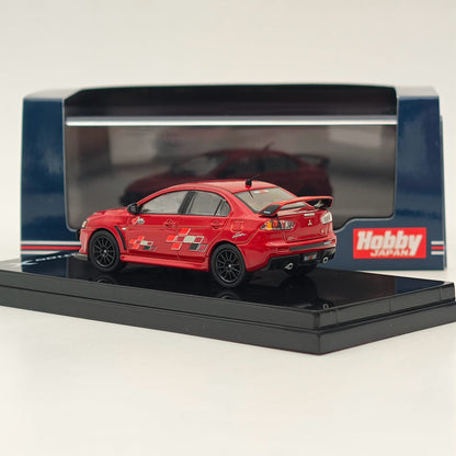 1/64 Hobby Japan Mitsubishi Lancer Evolution X RALLIART  Red Diecast Model Car