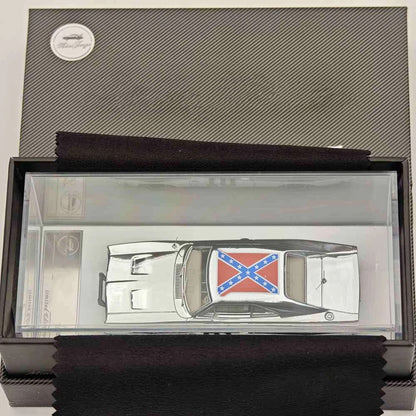 Limited Chrome Silver Edition 1:64 General Lee Charger Mini Forge Diecast Model Car