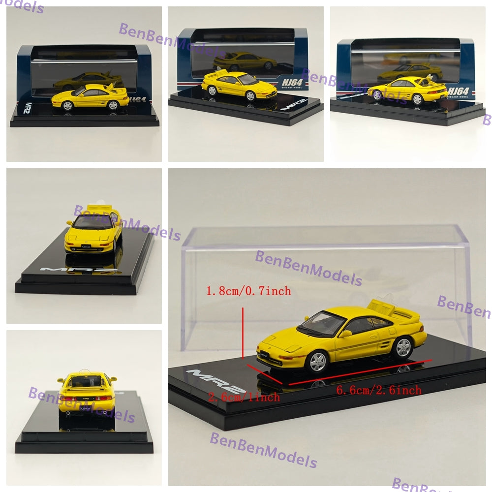 1/64 Hobby Japan Toyota MR2 (SW20)GT-S 1991 Diecast Model Car Limited Collection