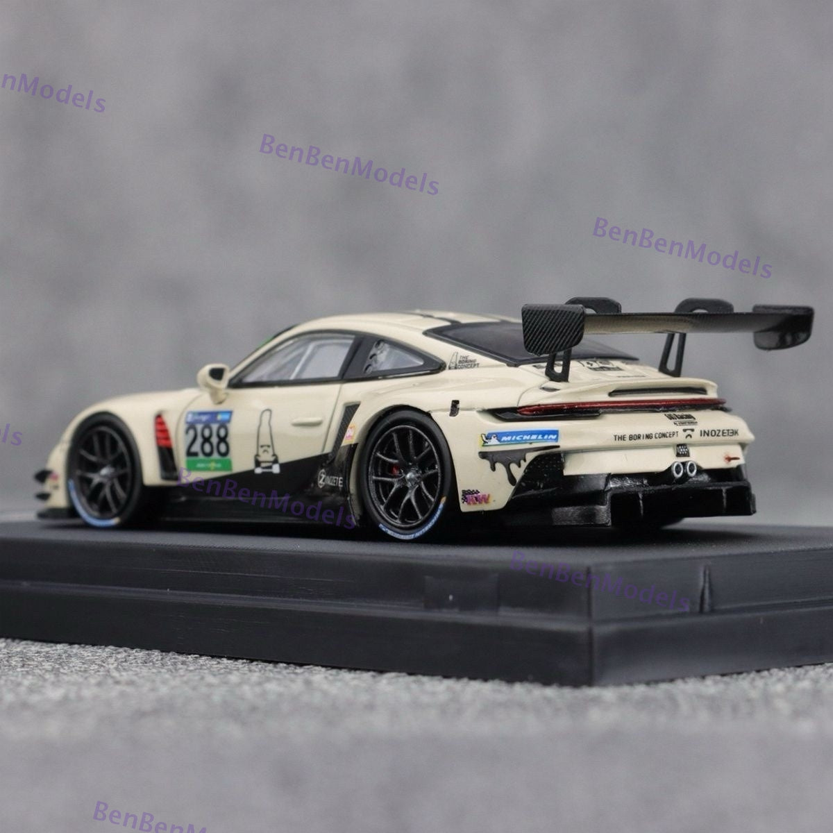 STAR RACE 1:64 Porsche 911 GT3 R TBC Livery Collectible Diecast Car Model Gifts