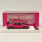 FH 1/64 Nissan Skyline GT-R VR32 Top Secret Carbon Hood Pink Diecast Model Car