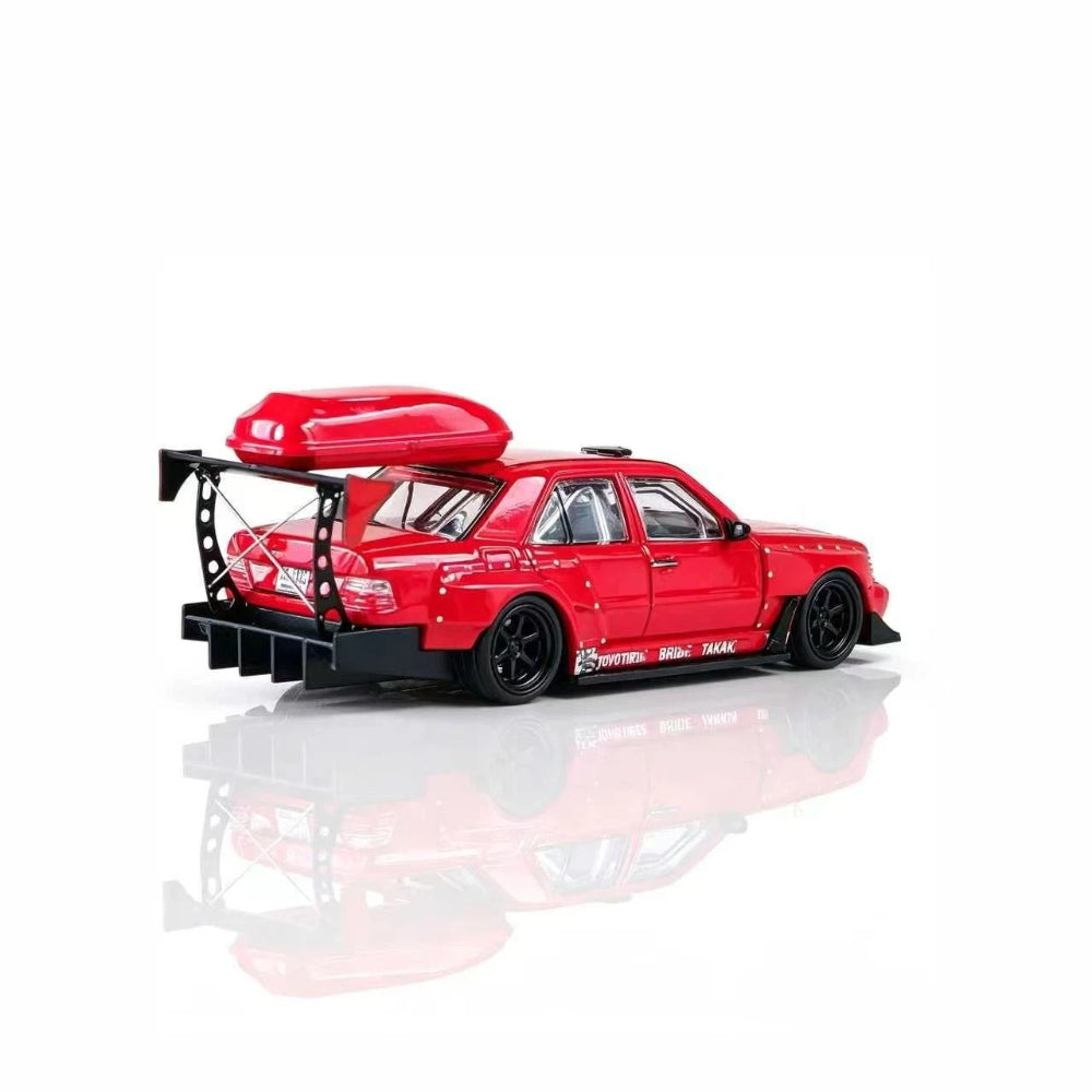 Pre-Order Fei Xiang FX 1:64 W124 Widebody Red Diecast Alloy Car Model Limited Collection