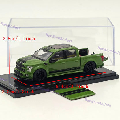 1/64 Funny SHELBY F-150 Shelby Super Snake Pickup Olive Green Alloy Model