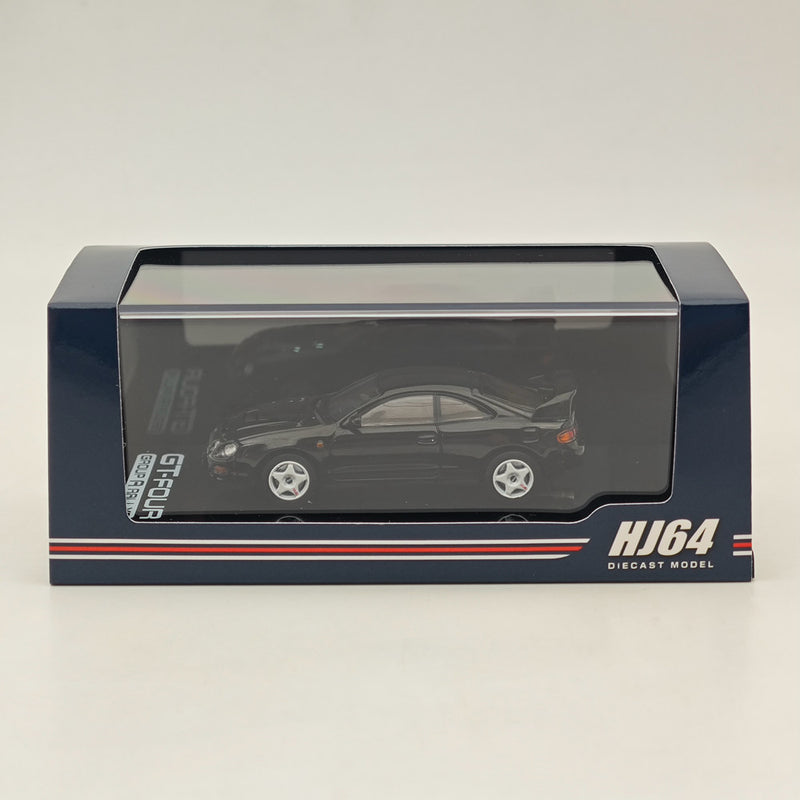 Hobby Japan 1/64 Toyota CELICA GT-FOUR ST205 JDM STYLE Black HJ642064ABK Diecast Models Car Collection