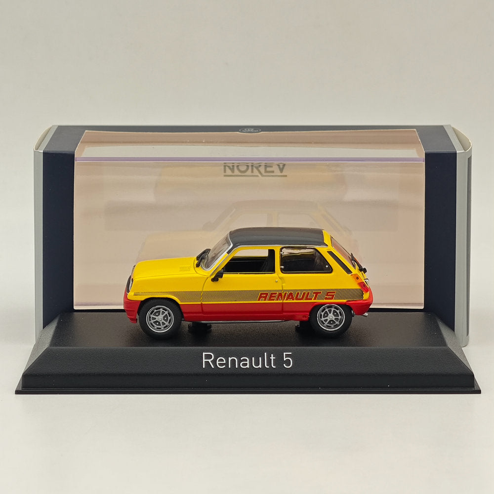 1/43 Norev Renault 5 TS 1978 Monte Carlo Yellow Diecast Model Cars Collection