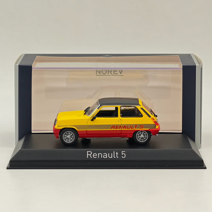 1/43 Norev Renault 5 TS 1978 Monte Carlo Yellow Diecast Model Cars Collection