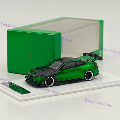 SW 1/64 M4 G82 GTR Flossmann Full Widebody Kit Diecast Model Car Limited Edition