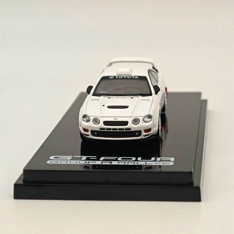 Hobby Japan 1/64 Toyota CELICA GT-FOUR WRC Edition (ST205) Customized Version / 8 Spokes Wheel HJ641064CW White Diecast Models Car Collection