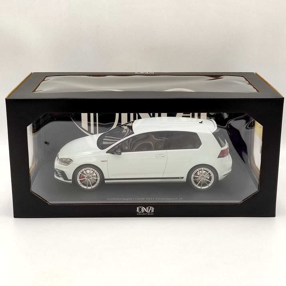 DNA Collectibles 1/18 Volkswagen Golf GTI VII Clubsport s 2017 DNA000159  White Resin Model Car Limited Collection