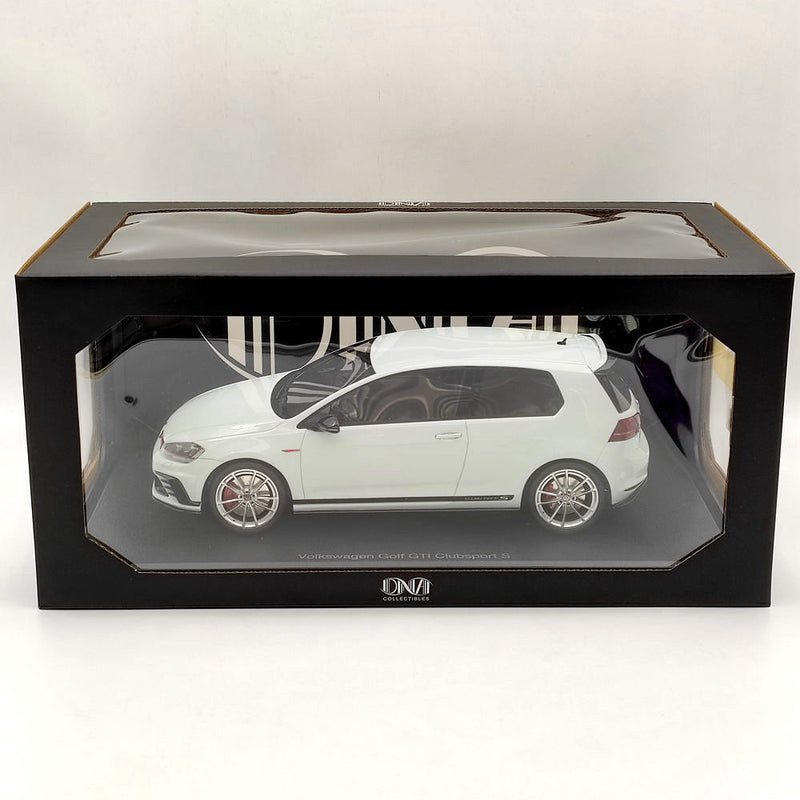 DNA Collectibles 1/18 Volkswagen Golf GTI VII Clubsport s 2017 DNA000159 White Resin Model Car Limited Collection