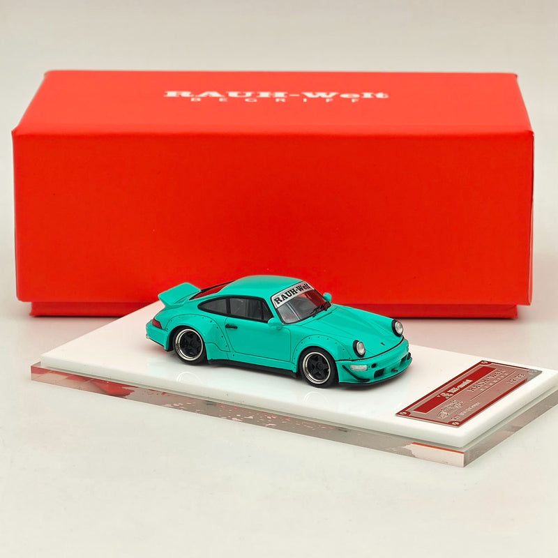 1/64 SH Porsche 964 RWB RAUH-Welt BEGRIFF Green Resin Diecast Models Car