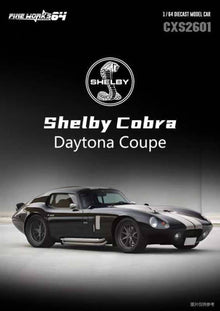 Fine Works 1:64 Shelby Cobra Daytona Coupé Miniature Hobby Jouets moulés sous pression Modèles de voitures Collection Cadeaux
