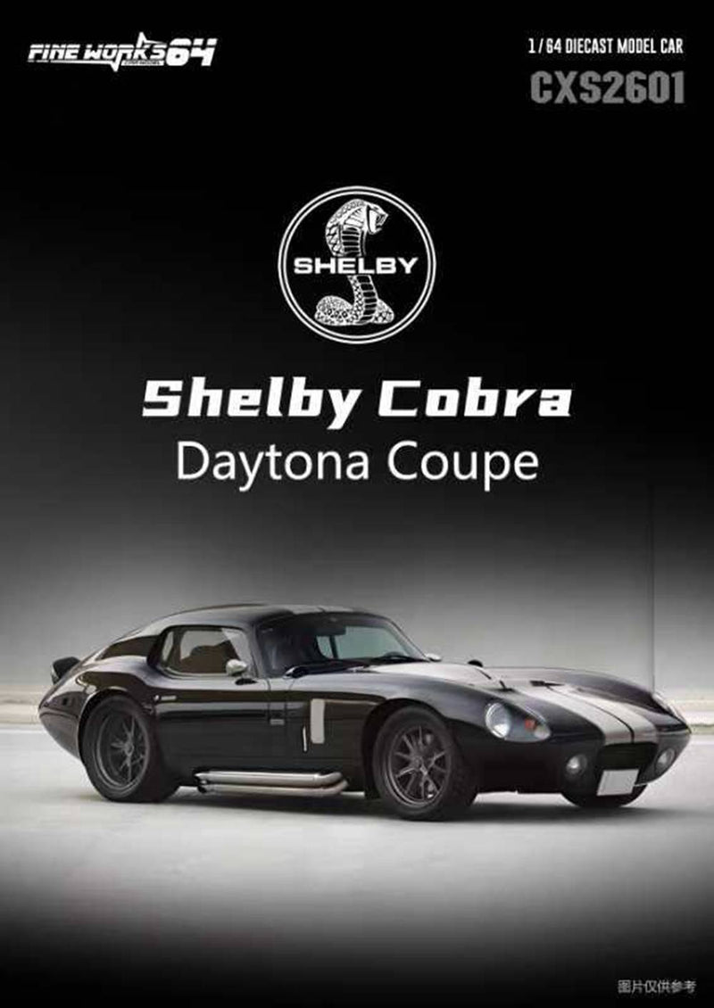 Pre-sale Fine Works 1:64 Shelby Cobra Daytona Coupe Miniature Hobby Diecast Toys Car Models Collection Gifts