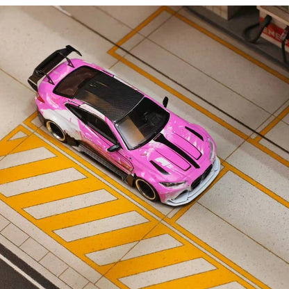 SW 1:64 G82 M4 Pink Bull Widebody Sports Diecast Model Car Limited Edition