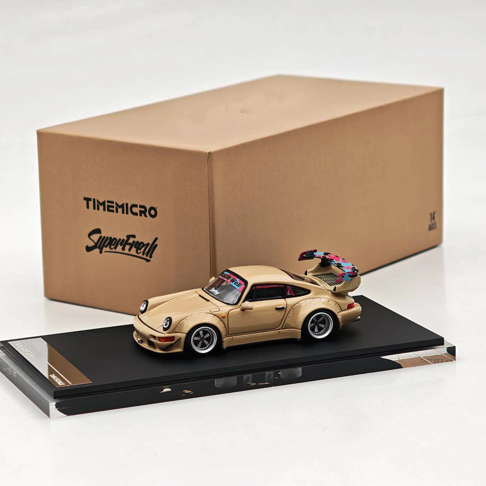 1:64 Time Micro 964 Superfrezh 2026 GT Show Widebody Diecast Beige alloy model
