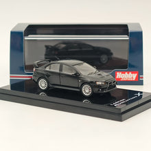Hobby Japan 1/64 Mitsubishi Lancer Evolution X Phantom Black Pearl HJ641053ABK Modèle de voiture moulé sous pression Collection limitée 