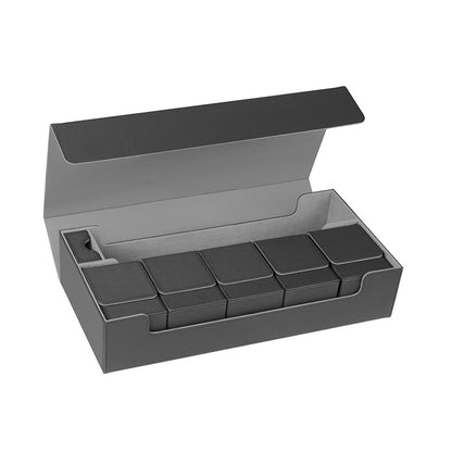 Multi Functional PU Magnetic Card Storage Box Large Holder For 500+ TCG Cards With Dice Compartment & Playmat Pocket
