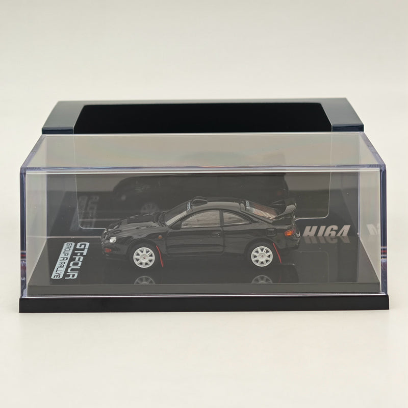 Hobby Japan 1/64 Toyota CELICA GT-FOUR WRC Edition ST205 Customized Ver 8 Spokes HJ641064CBK Black Diecast Models Car Collection