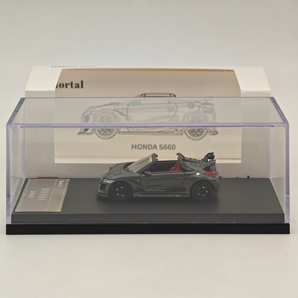Mortal 1:64 Honda S660 Mugen Convertible with top cover Diecast Toys Car Models Collection Gifts Limited Edition