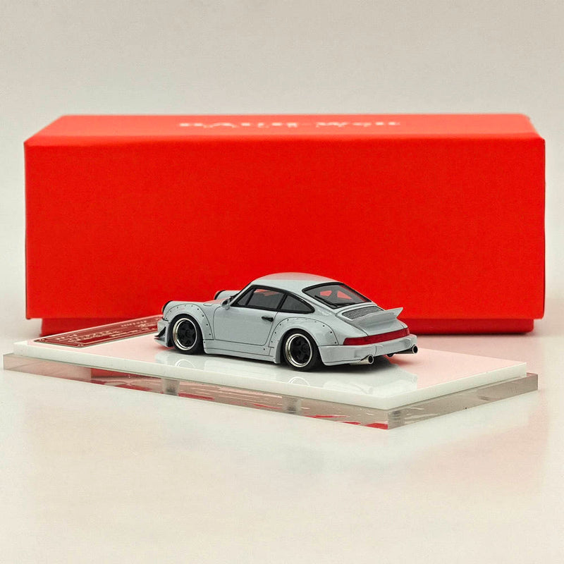 1/64 SH Porsche 964 RWB RAUH-Welt BEGRIFF Cement Gray Resin Diecast Models Car