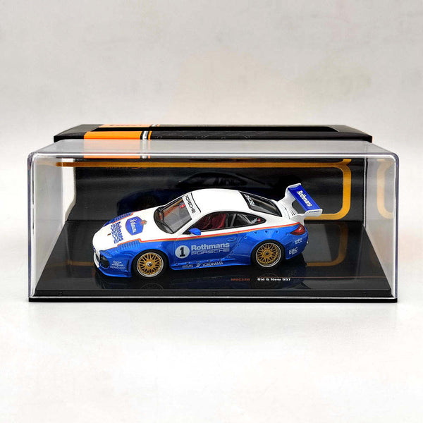 1/43 IXO PORSCHE 911 Rothmans #1 OLD AND NEW 997 Blue MOC320 Diecast Models Car Toys Gift