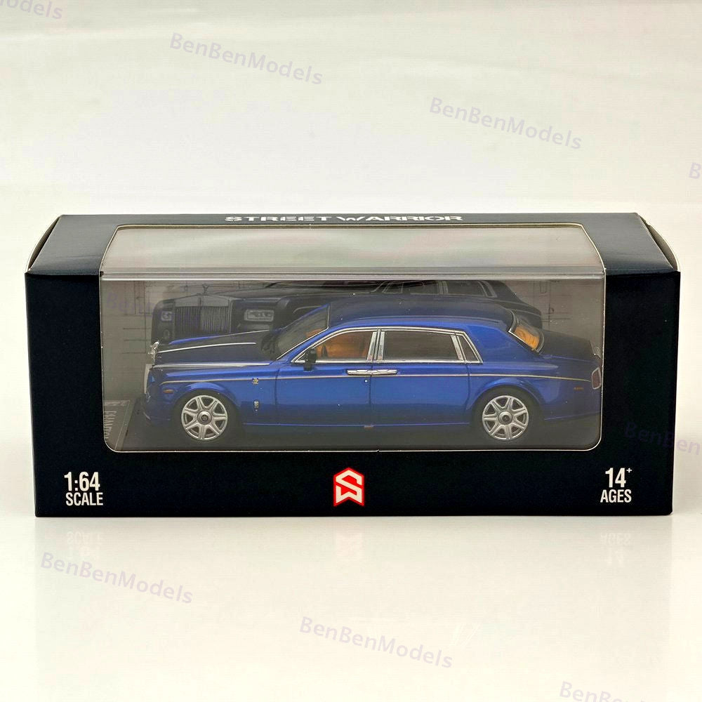 1:64 SW Rolls-Royce Phantom VII 7 Luxury Sedan Sports Model Diecast Metal Car