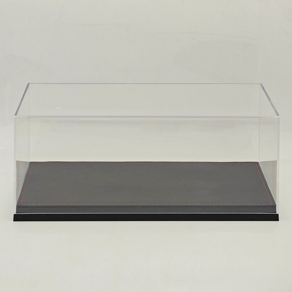 1:18 Acrylic Display Case Carbon Fiber Base Dustproof Collectible Storage Box for GCD VMB Xiaoguang DM Models