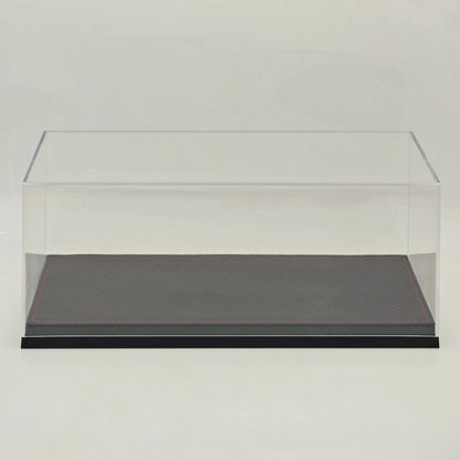 1:18 Acrylic Display Case Carbon Fiber Base Dustproof Collectible Storage Box for GCD VMB Xiaoguang DM Models