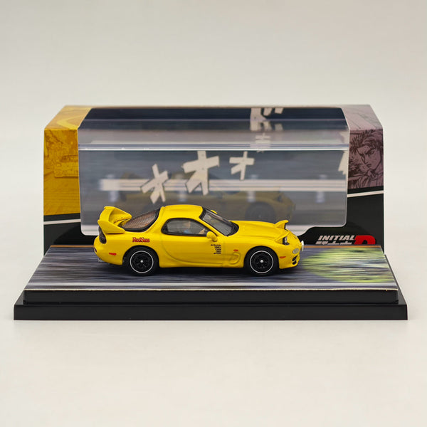 Hobby Japan 1/64 Mazda RX-7 (FD3S) RedSuns Initial D Open Headlights HJ645007DB Diecast Model Collection
