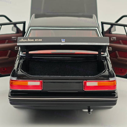 1/18 Toyota Crown Seventh Generation MS122 Black /Red Interior Diecast Model Car